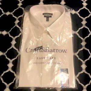 Mens white shirt, long sleeve, size 16 1/2